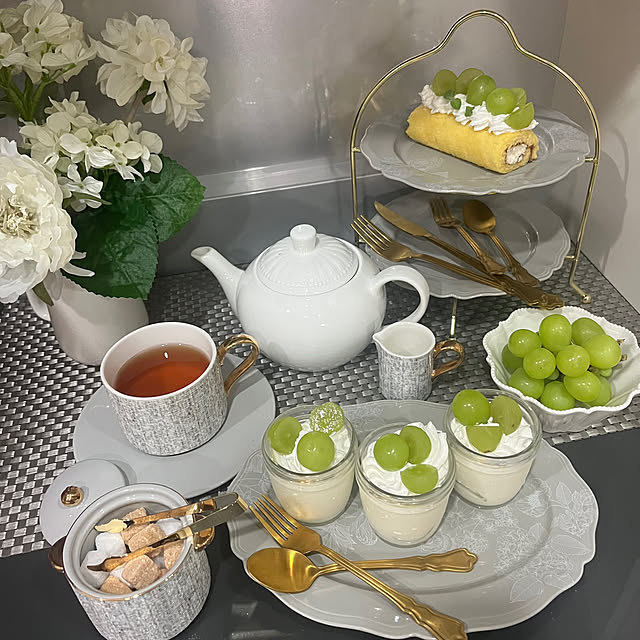 ポーセラーツサロンのティーセット